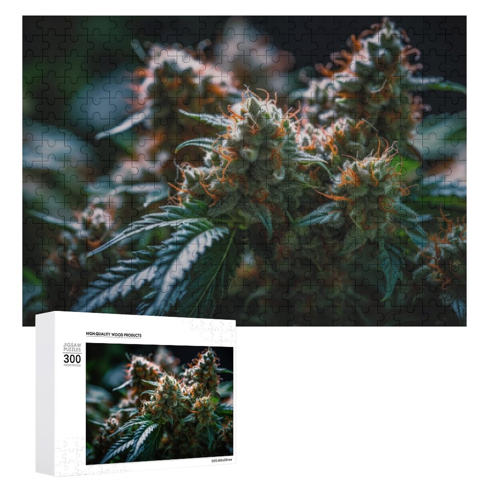 Close Buds Wooden Picture Puzzle
